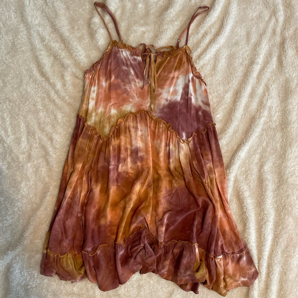 WILD FABLE Multi Color Strappy Summer Dress Size M